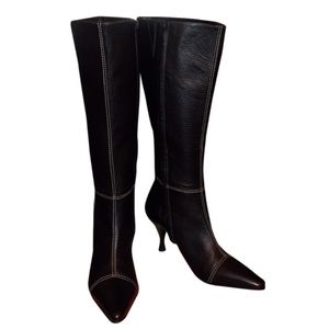 [Audrey Brooke] | Belle Knee High Leather Boots